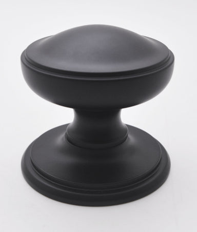 Stonehaven Matt Black Centre Door Knob