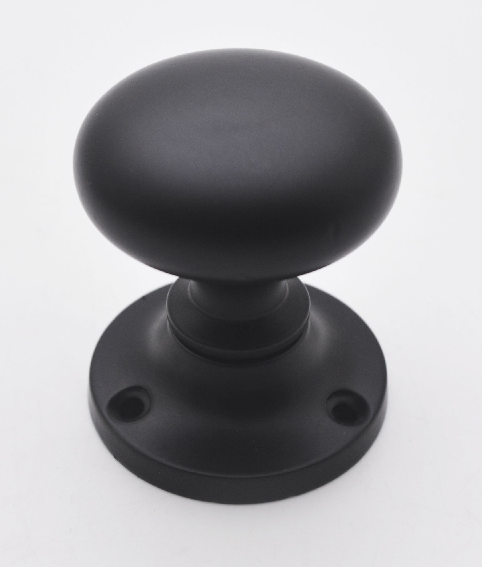 Braemer Matt Black Mortice Knob