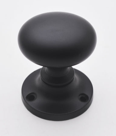 Braemer Matt Black Mortice Knob