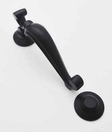 Lanark Matt Black Door Knocker