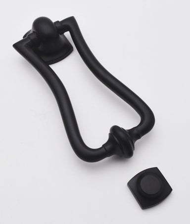 Whithorn Matt Black Door Knocker