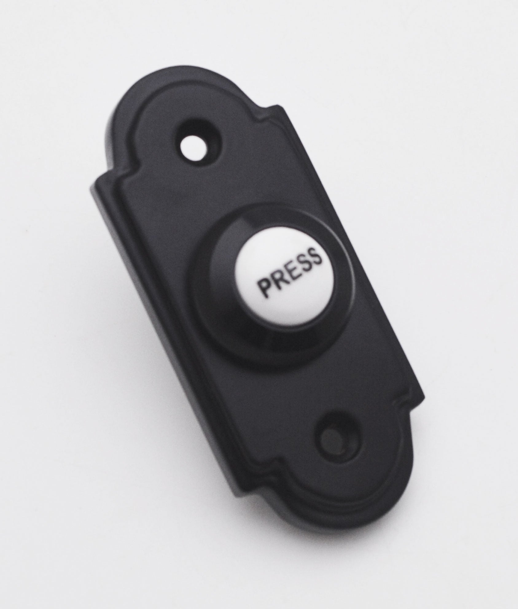 Foxdale Matt Black Bell Push