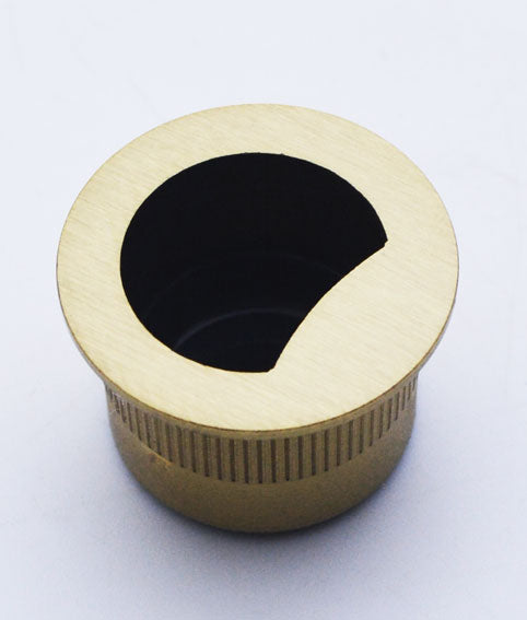 Cadiz Pocket Door Tubular Privacy Kit c/w Square Flush Pulls