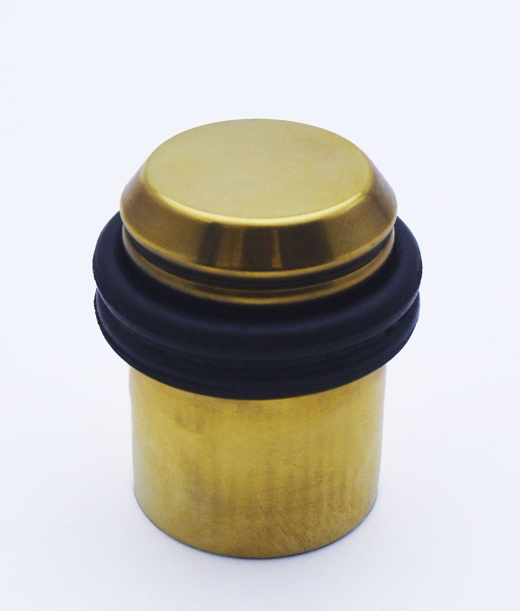 Unlacquered Polished Brass Floor Door Stop