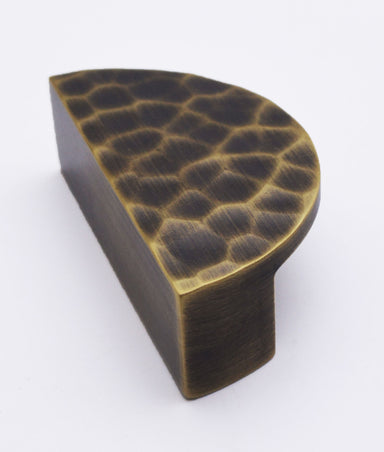 Jutes Hammered Semi Circle Cabinet Pull