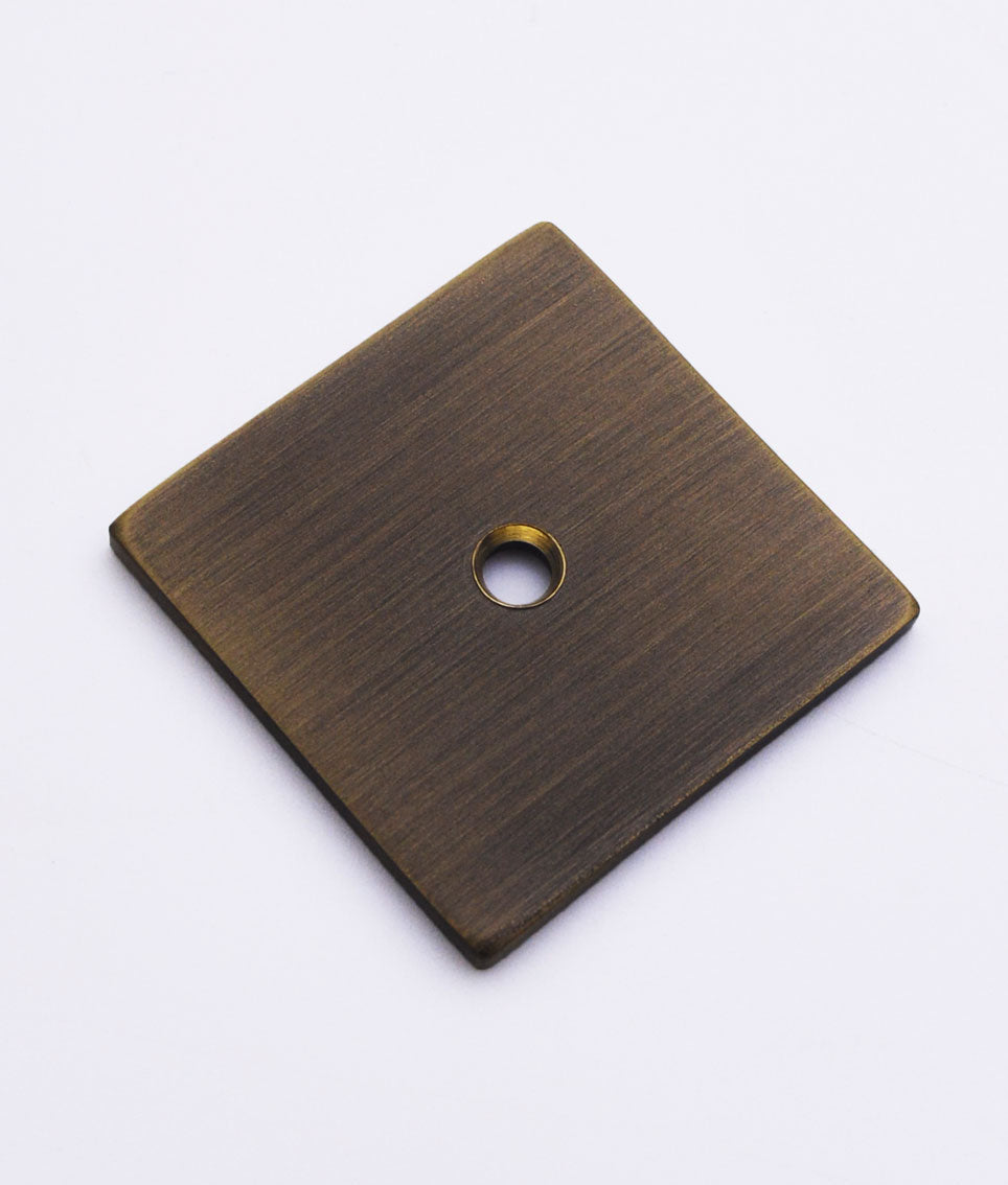 Denham Square Plate for Cabinet Knob