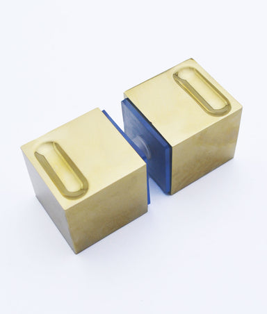 Cube Grooved Shower Door Knob