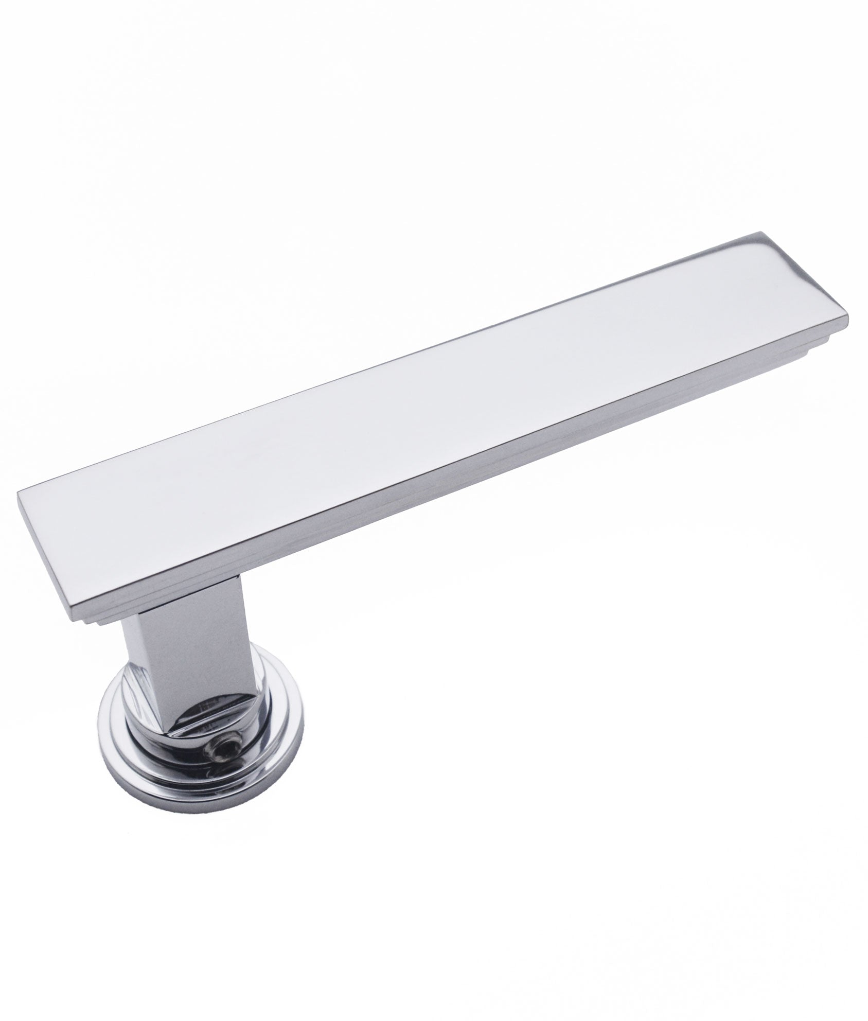 Delaney Art Deco Lever Handle on Mini Rose