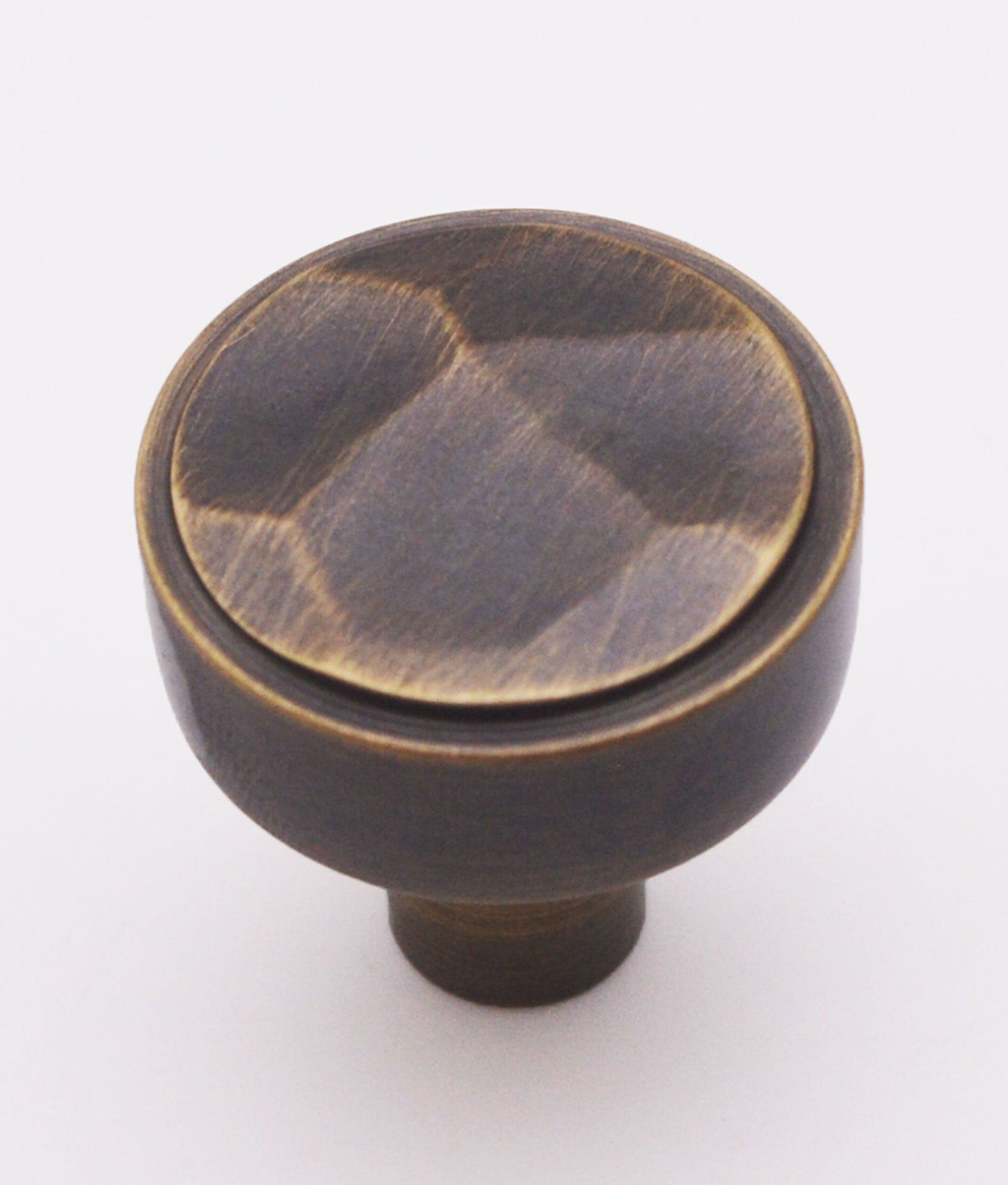 Englewood Stepped Hammered Cupboard Knob
