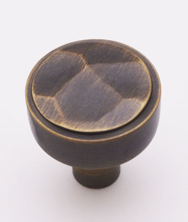 Englewood Stepped Hammered Cupboard Knob