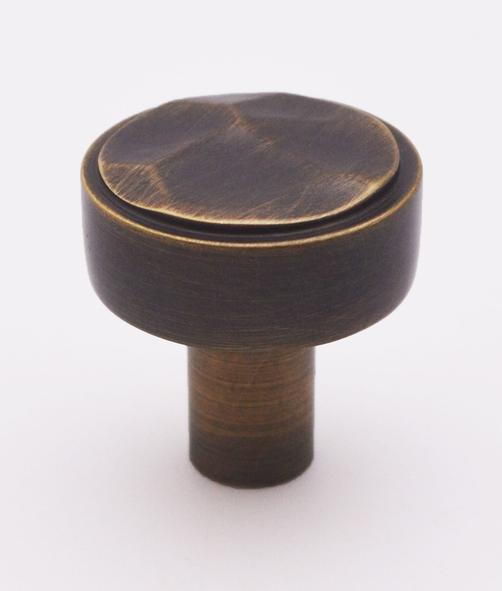 Englewood Stepped Hammered Cupboard Knob