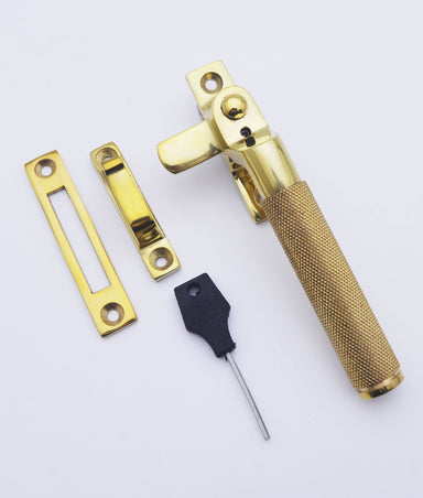 Cigar Knurled Lockable Window Casement Fastener 'Handed'