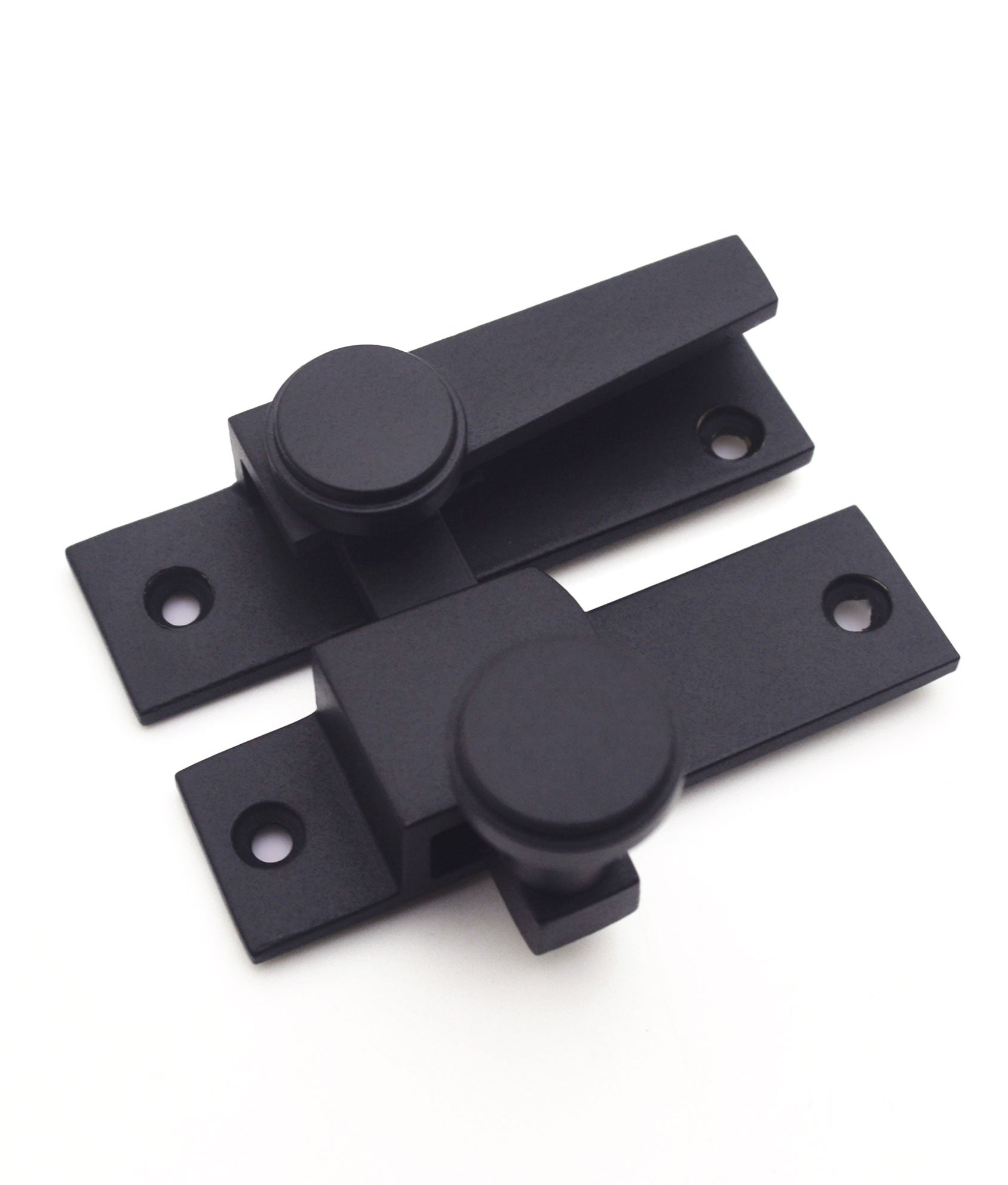 Matt Black Plain Sash Fastener