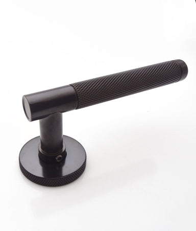Recared Knurled Lever on Rose