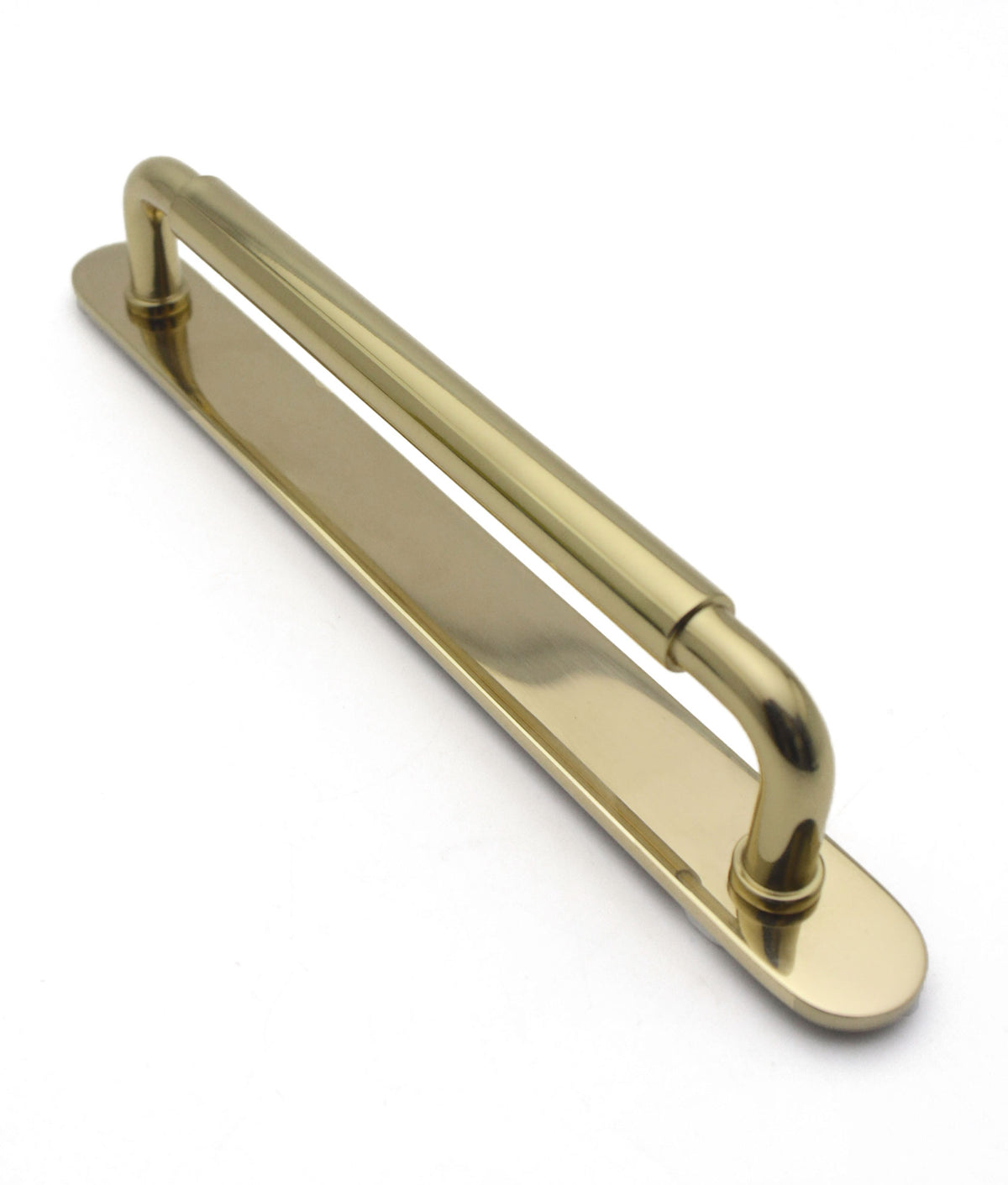 Capri Mapleton Cabinet Pull Handle on Plate | A&H Brass