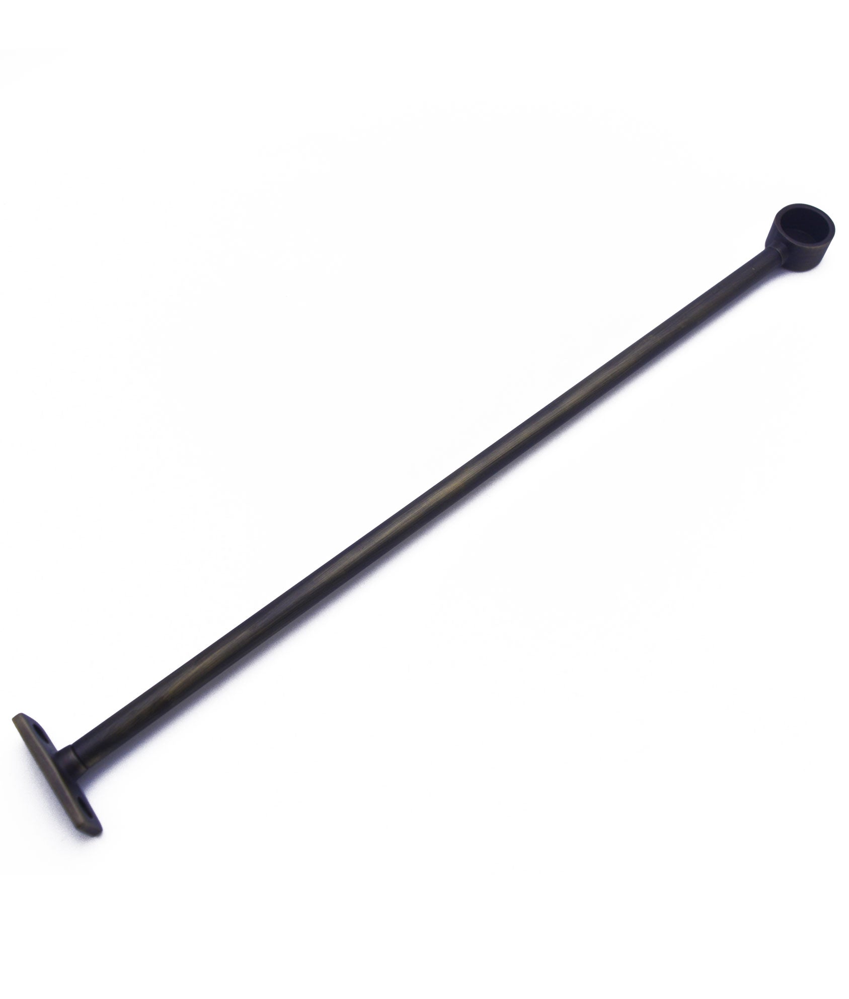 Solid Brass End Rail Bracket - To Suit 19mm, 25mm & 32mm Tube