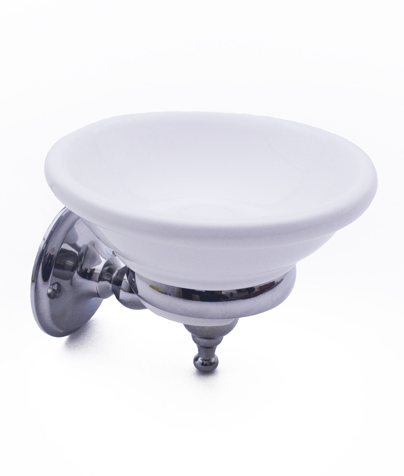 Classic Soap Dish with finial CP