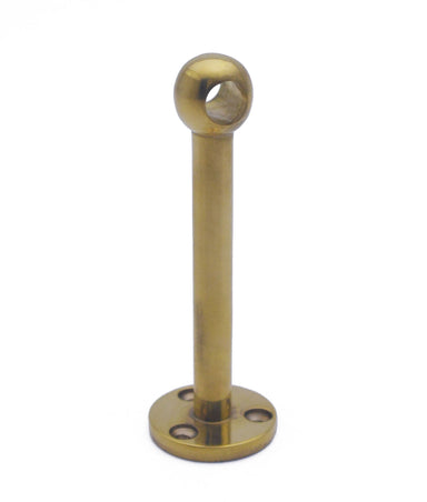 9mm Tall Solid Brass Fiddle Rail Centre Bracket