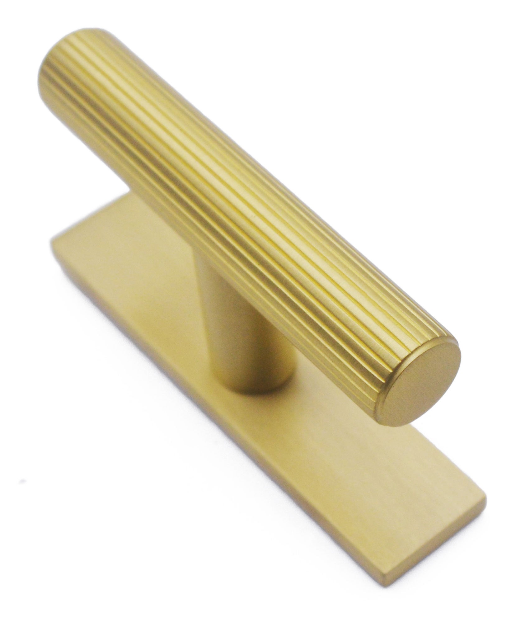 Capri Timberline T-Bar Cabinet Pull on Plate