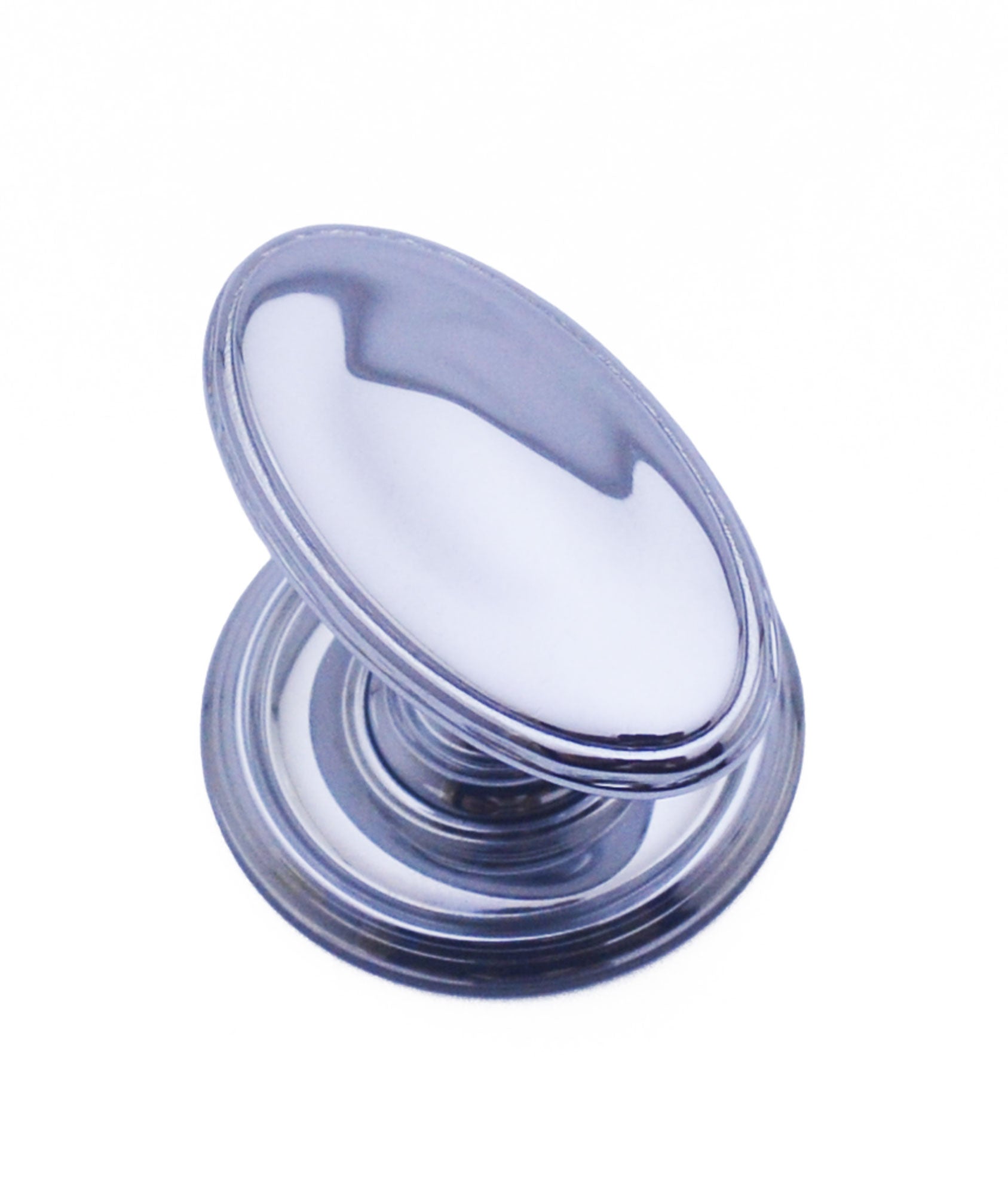 Lined Oval Cupboard Knob