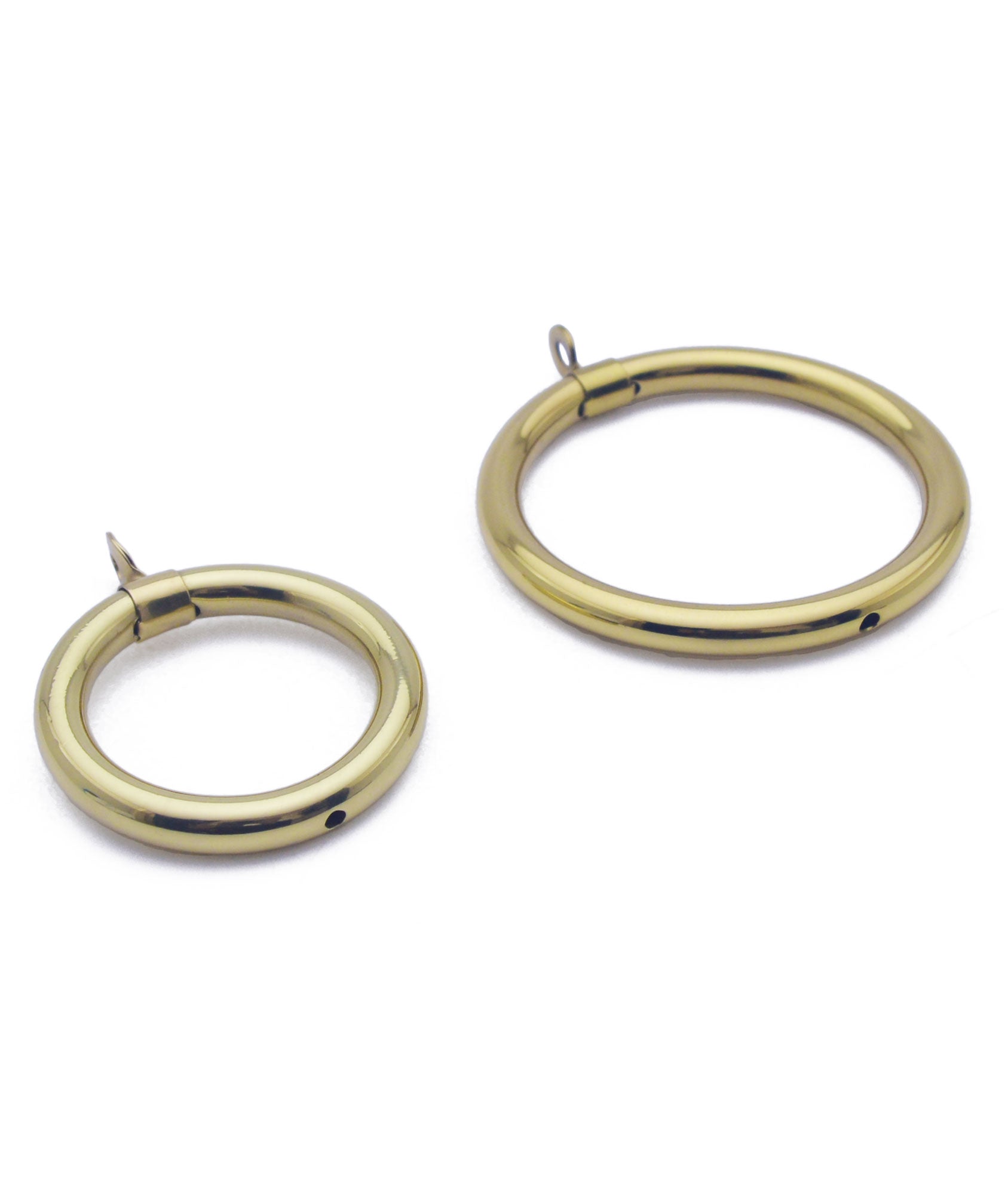 Solid Brass Hollow Curtain Ring 8mm Thick