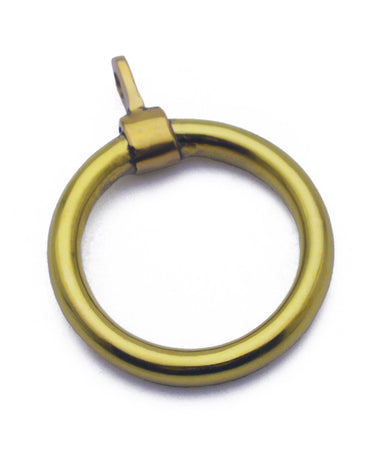 Solid Cast Brass Curtain Ring 8mm Thick