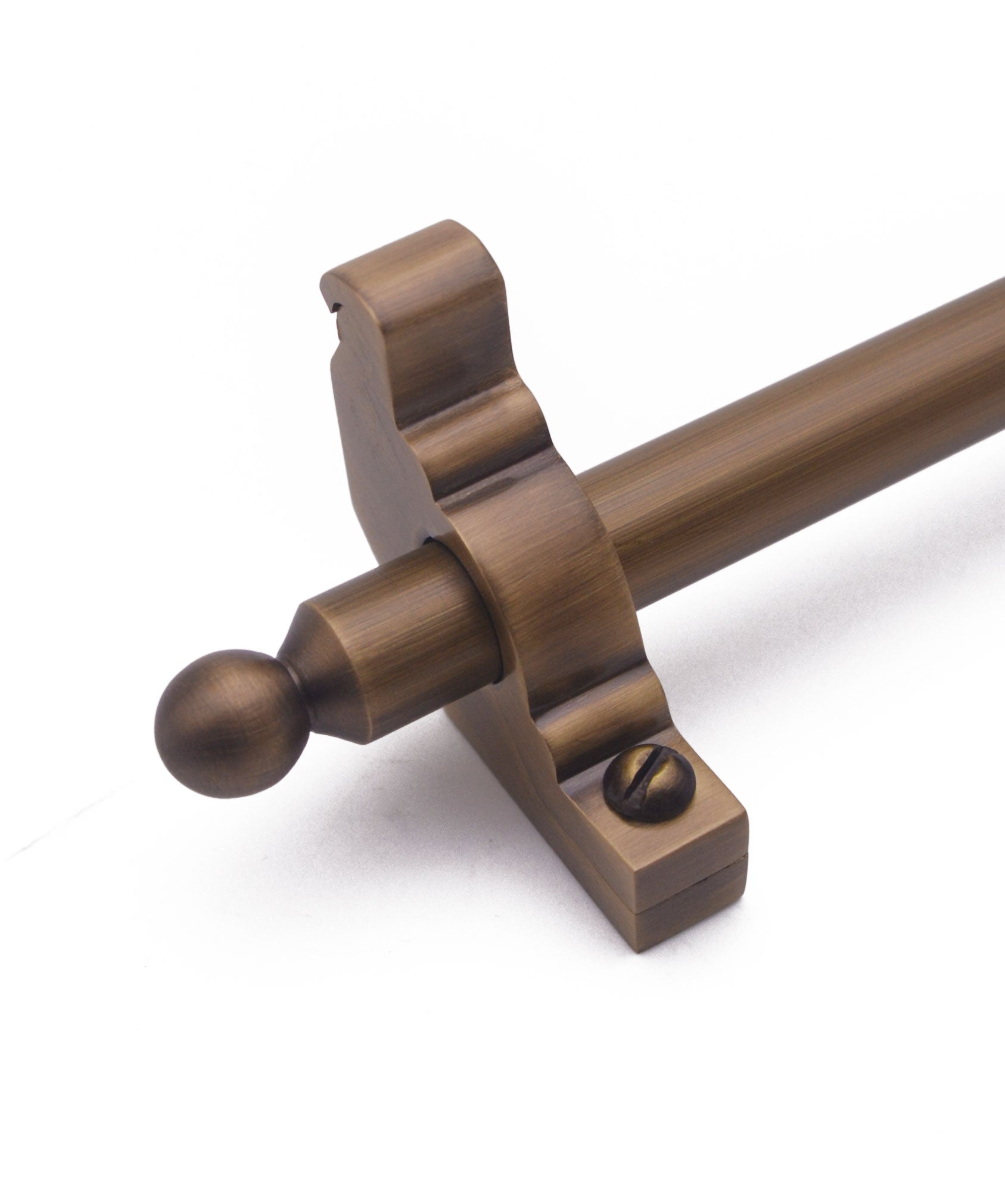 Solid Brass Stair Rod with Ball End