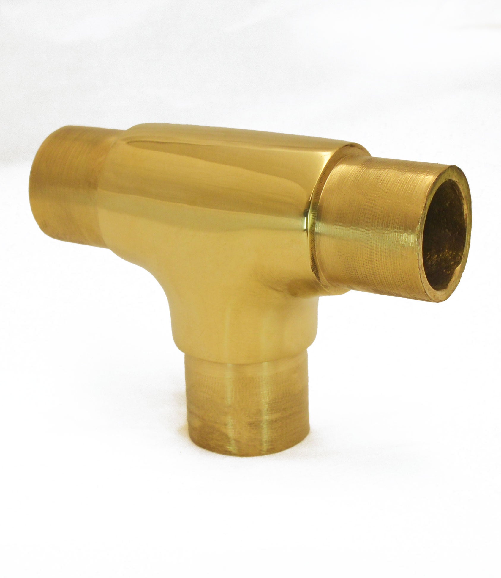 Solid Brass Flush Tee Outlet