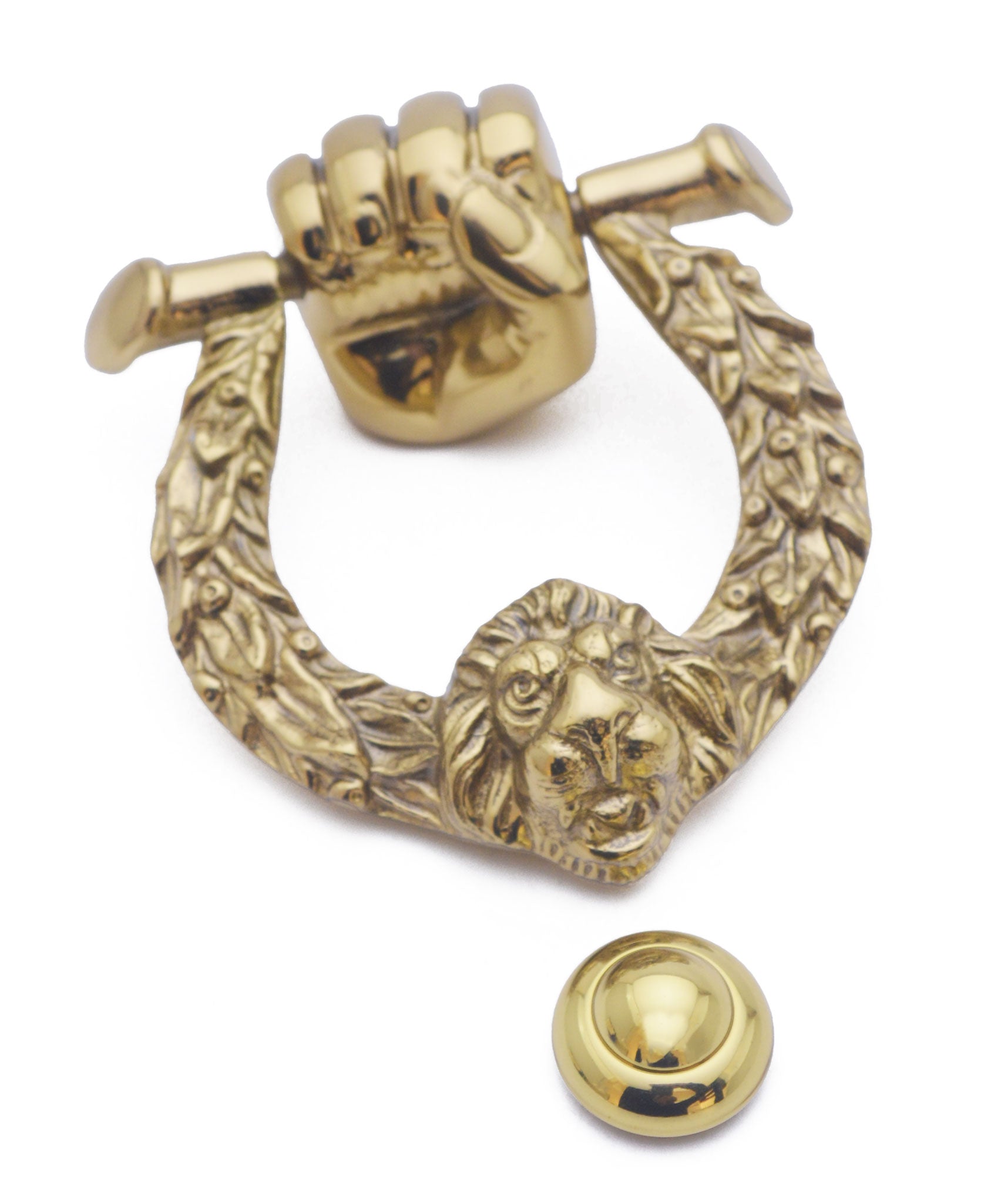 Liberty Fist Lion Knocker