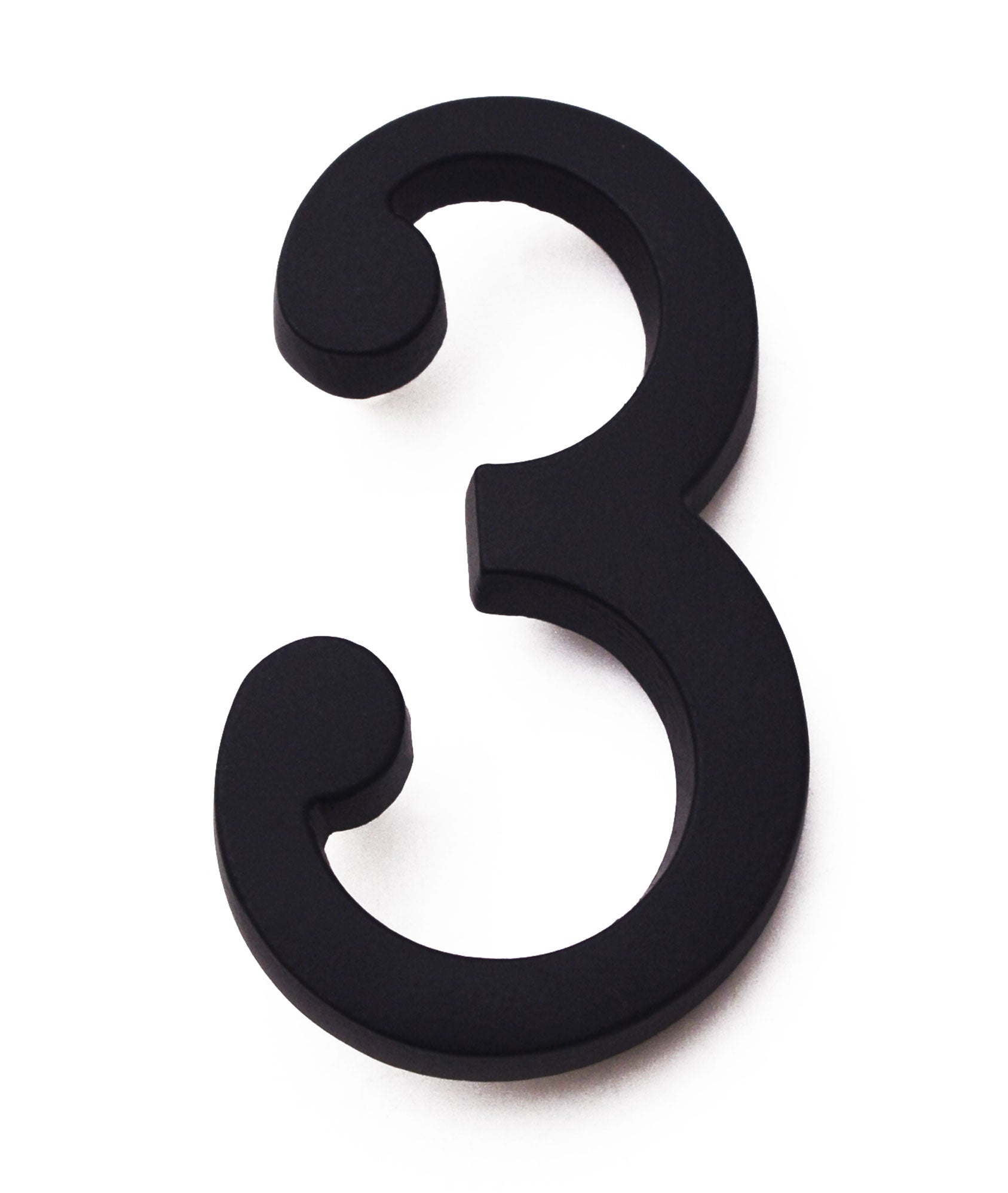 Liora Matt Black Pin Fix Numeral