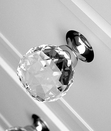 Pomolo Crystal Cupboard Knob (Clear)