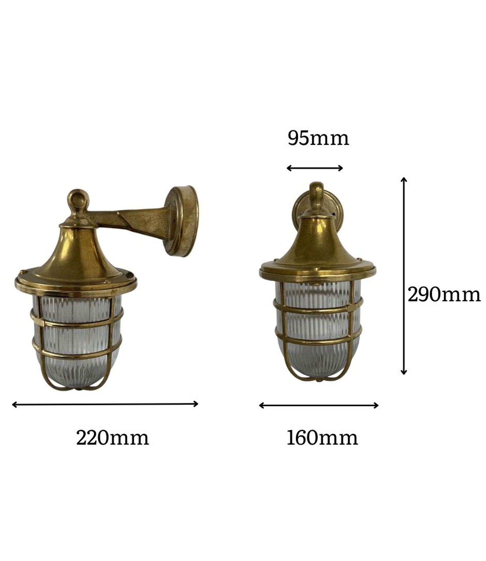 Grand Rudder Wall Lantern