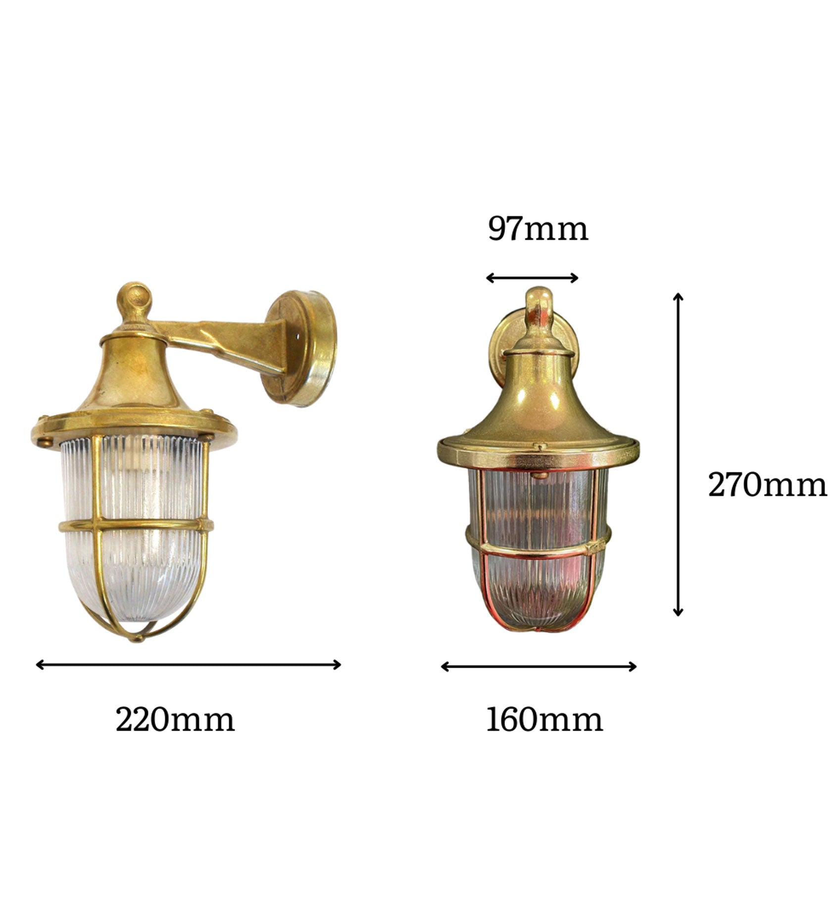Rudder Wall Lantern