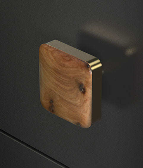 Madera Medium Oak Cupboard Knob