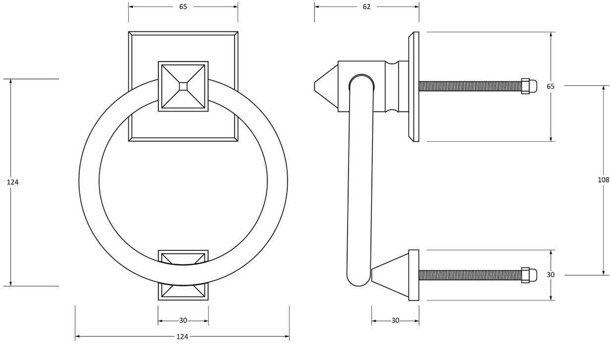 Unlacquered Polished Brass Carlson Door Knocker