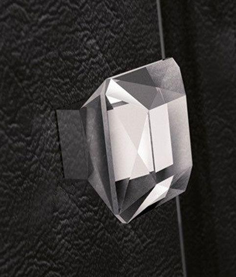 Quadro Crystal Cupboard Knob (Clear)