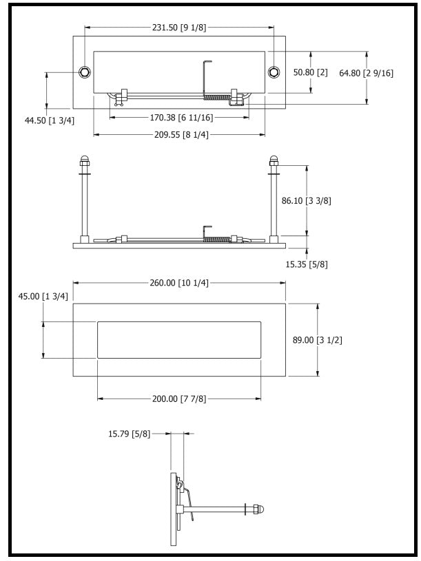 Heavy Pattern Plain Letter Plate