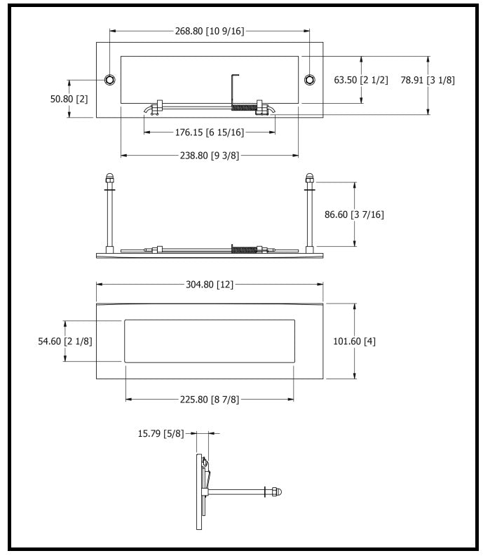 Heavy Pattern Plain Letter Plate