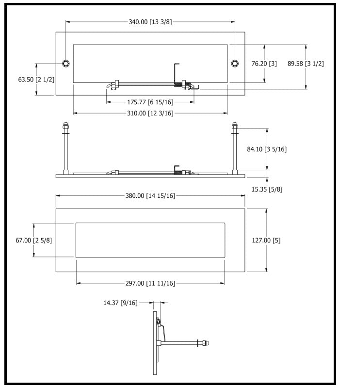 Heavy Pattern Plain Letter Plate