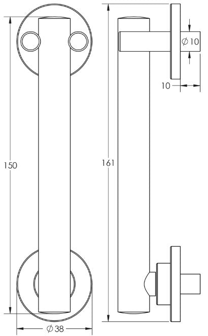 Kajima Straight Door Knocker (SSS)