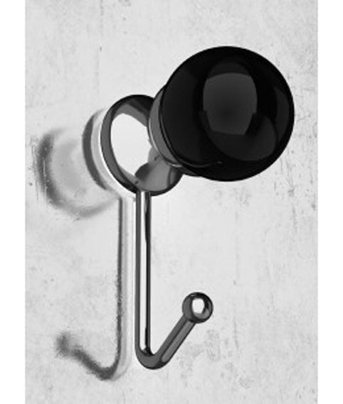 Carbonado Glass Coat Hook (Opal Black)