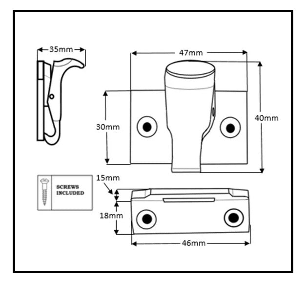 Slam Locking Sash Lift