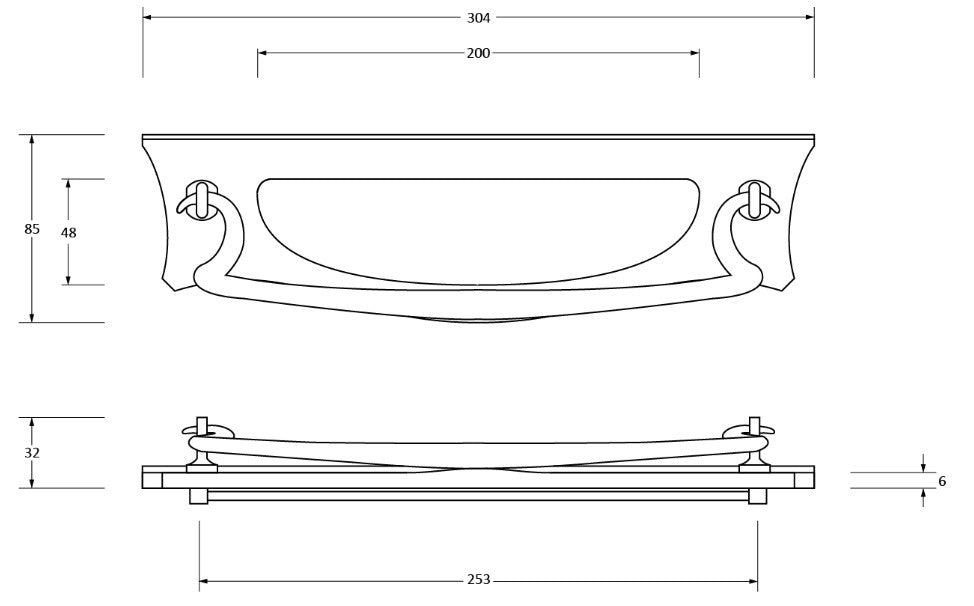 Unlacquered Polished Brass Marconi Letter Plate with Knocker