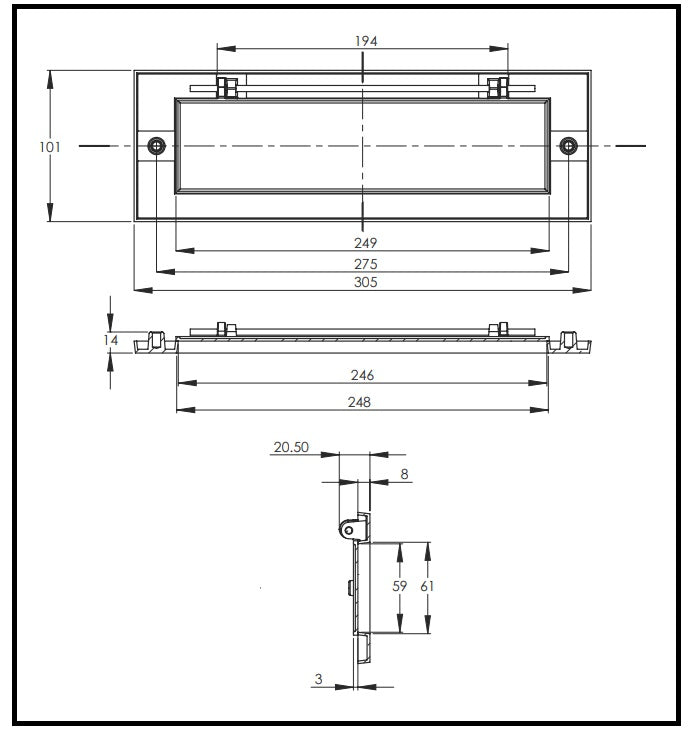 Victorian Letter Plate