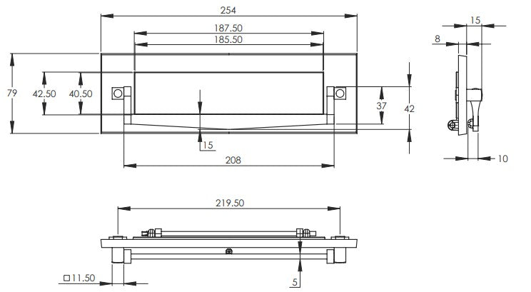Victorian Letter Plate With Knocker