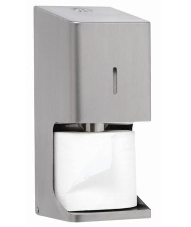 Toilet Roll Dispenser with 2 Rolls (SS)