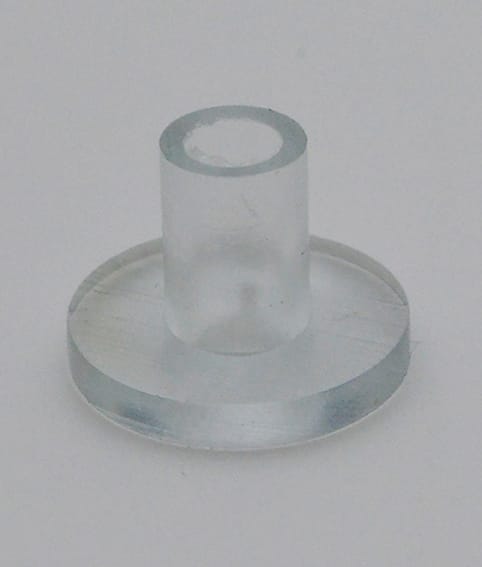 Clear Flanged Spacer For Mirror Screws