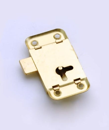 Brass Wardrobe Lock & Key 50mm or 63mm Cupboard Drawer Cabinet