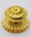 Flower Centre Door Knob (Gold Plated)