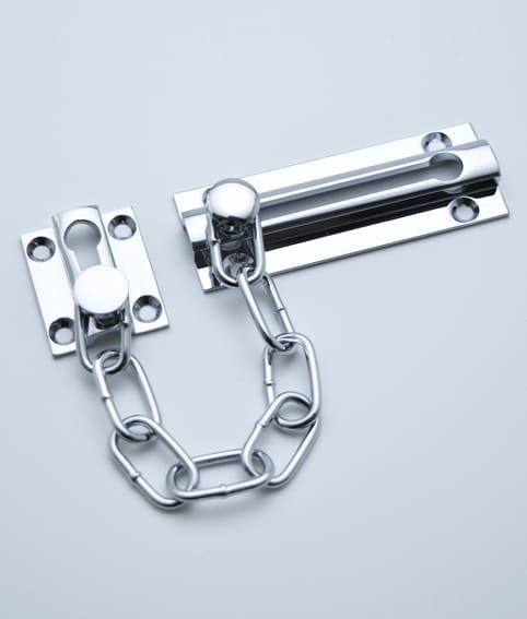 Traditional Heavy Duty Door Chain Brass Door Chain Lock A&H Brass